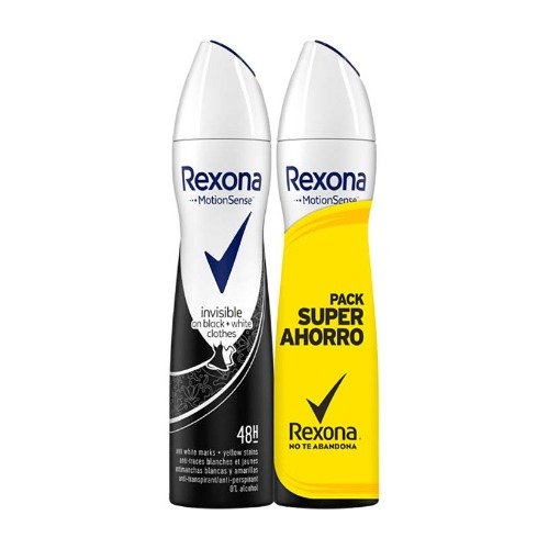 Dessodorante Rexona Mujer black and white duplo 200 ml