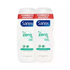 Sanex gel de baño zero % Duplo - 2x550ml